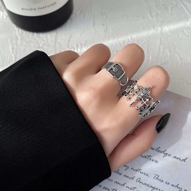 Nhẫn đeo ngón tay phong cách cổ điển cá tính thời trang