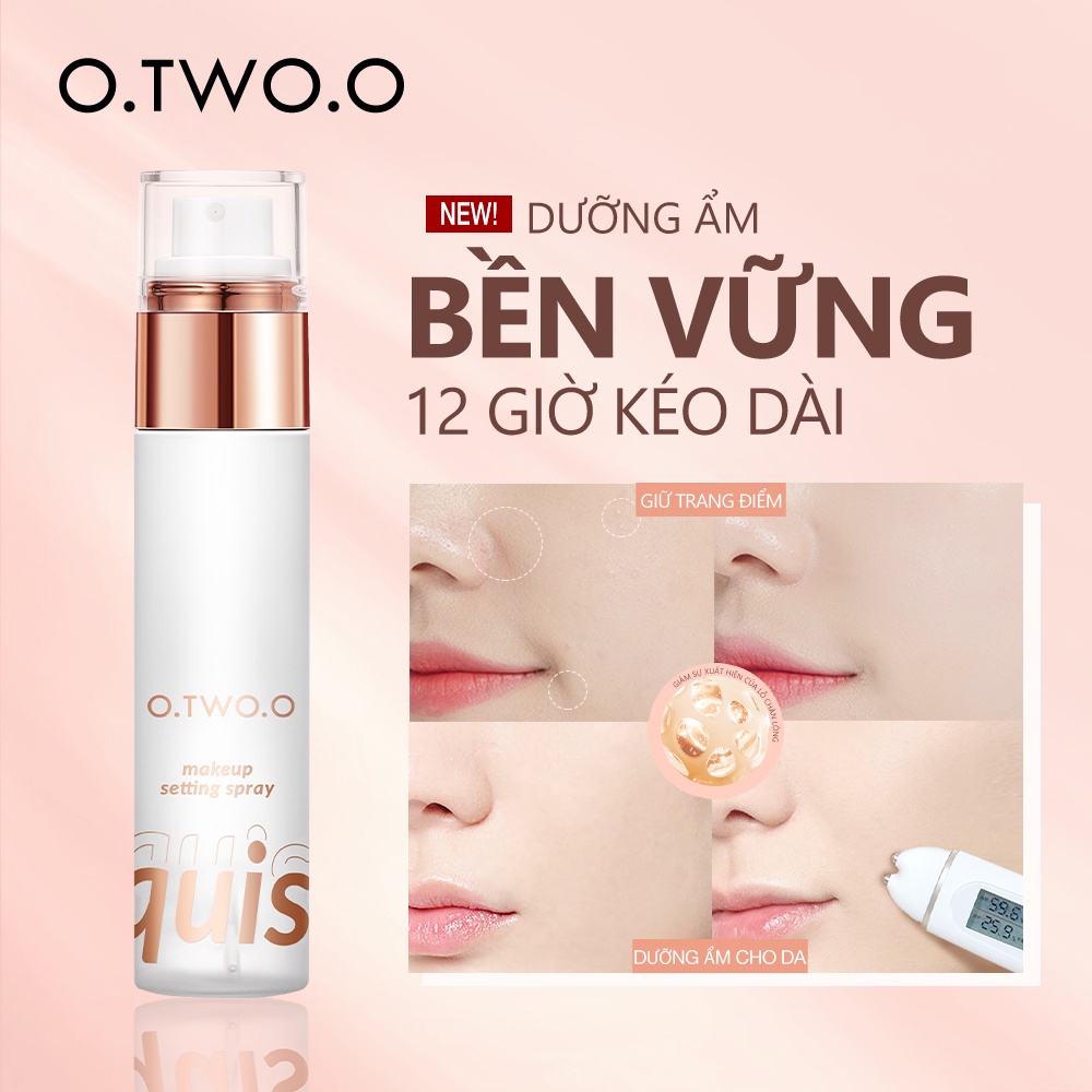 Xịt khóa lớp trang điểm O.TWO.O lâu trôi dung tích 50ml