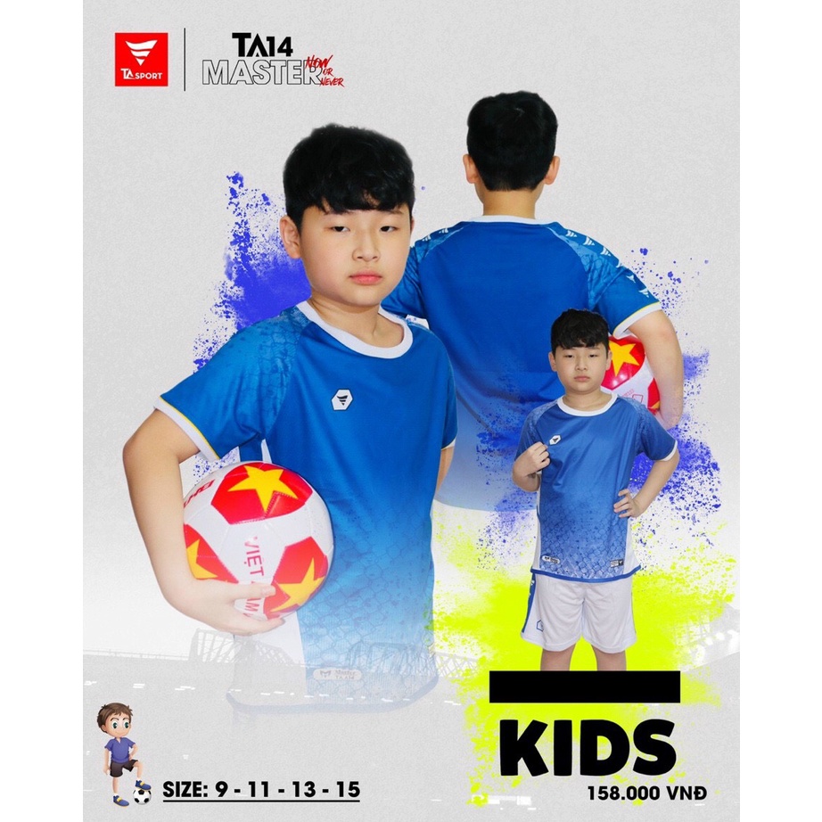 Bộ Quần Áo Bóng Đá Trẻ Em TA Chất Thoáng Mát