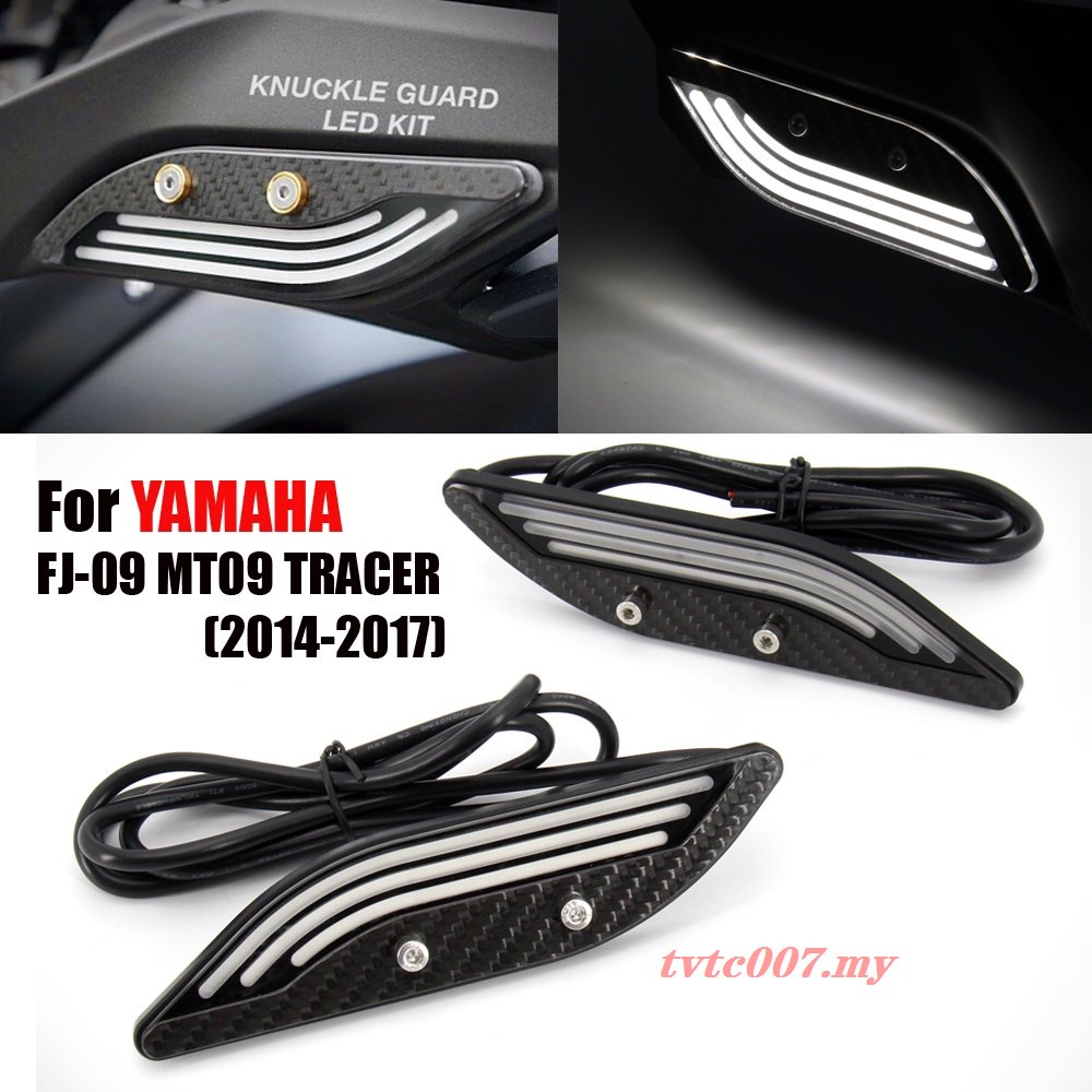 Xe Máy Tay Bảo Vệ Đèn Trang Trí Knuckle Guard LED Kit Cho YAMAHA MT09 TRACER FJ-09 MT-09 TRACER 2014