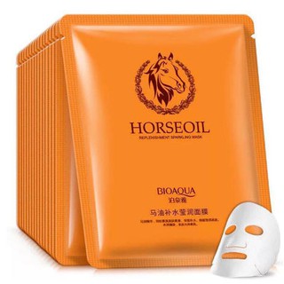 Mặt nạ Bioqua dầu ngựa - Hourse Oil Bioaqua Mask