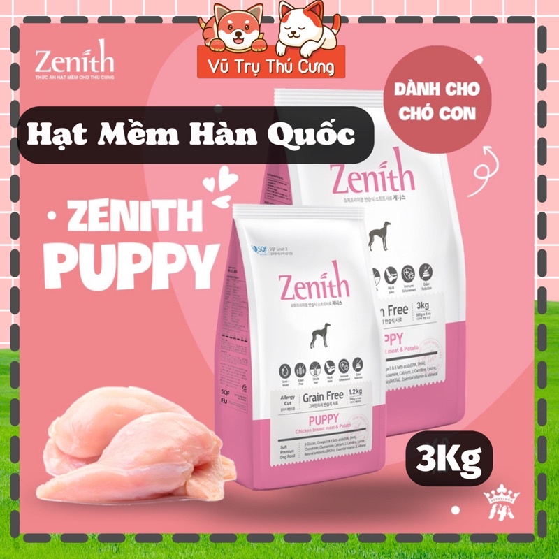 Hạt mềm Zenith Puppy dành cho chó con 3Kg