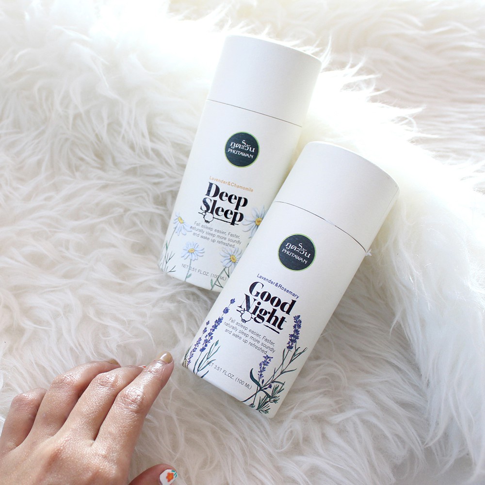 Chai Xịt Gối Good Night - Deep Sleep Phutawan Giúp Ngủ Ngon Sâu Giấc An Toàn Cho Bé Chai 100ml