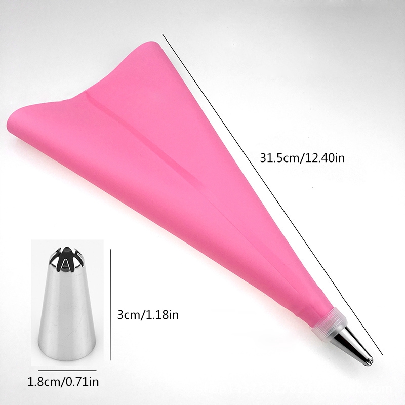 Set 8 / 12 / 16 / 26 Đuôi Bắt Bông Kem Bằng Silicone