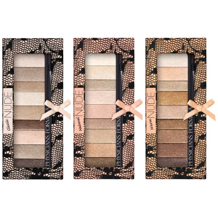 Bảng phấn mắt tone nude Physicians Formula Shimmer Strips Custom Eye Enhancing Shadow &amp; Liner