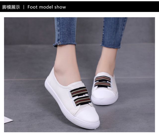 [Mã FAGREEN245 giảm 10% tối đa 30k đơn từ 99k] GIÀY THỂ THAO NỮ VẢI DÂY THUN CO DÃN CÁ TÍNH | BigBuy360 - bigbuy360.vn