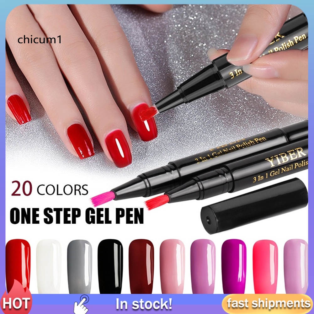 [Hàng mới về] Sơn móng tay gel uv dạng bút nhiều màu sắc bắt mắt