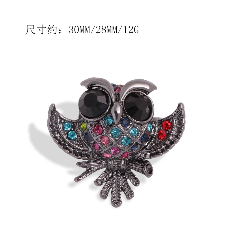 Ghim CàI ÁO HìNh Chú Cú ĐíNh Kim Cương Giả ThờI Trang Cho Nam Nữ