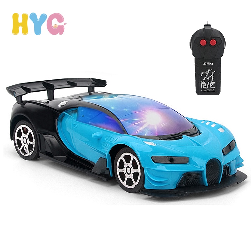 Đồ chơi xe đua Ferrari Bugatti HYG Toys điều khiển từ xa không dây có đèn LED phong cách thể thao độc đáo