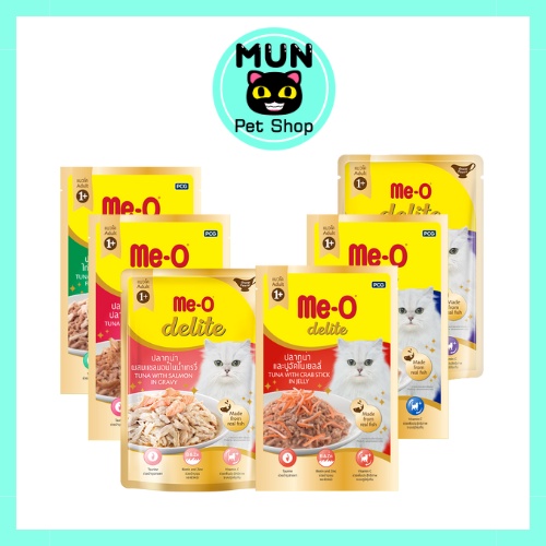 Pate Cho Mèo Me-O dinh dưỡng Delite 70g