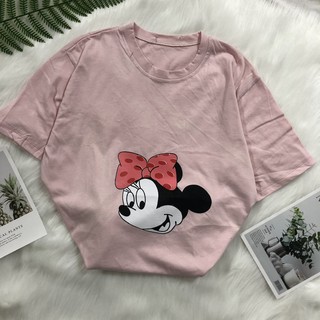 Áo phông nữ [PREESHIP + ẢNH THẬT] Áo thun form rộng tay lỡ in hình cute