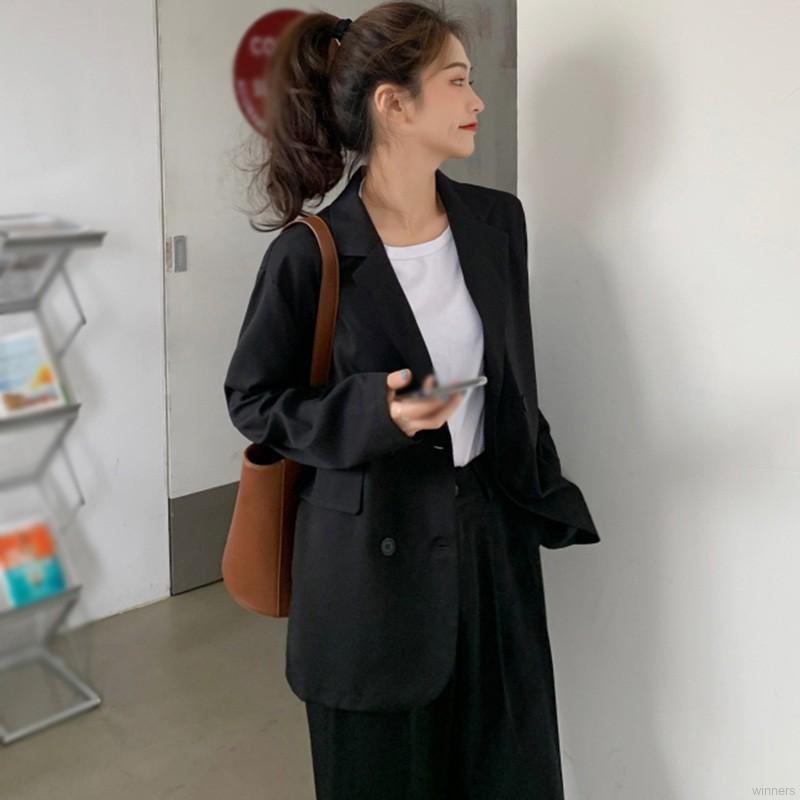 Áo Khoác Blazer Dài Tay Dáng Rộng Xinh Xắn Dành Cho Nữ | BigBuy360 - bigbuy360.vn