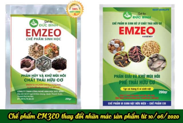 KHỬ MÙI HÔI CHẤT THẢI EMZEO