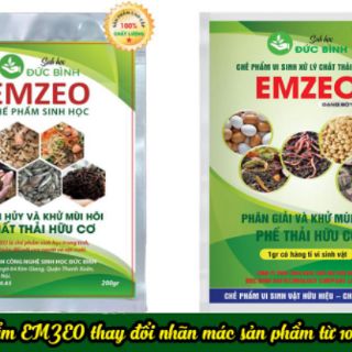 KHỬ MÙI HÔI CHẤT THẢI EMZEO