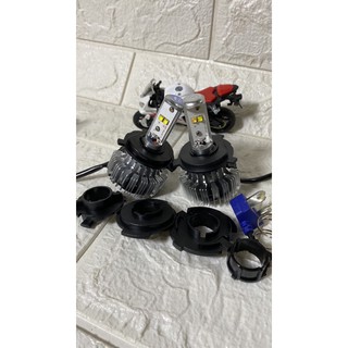 Đèn led mini t4 gắn xe máy h4-m5-ba20d