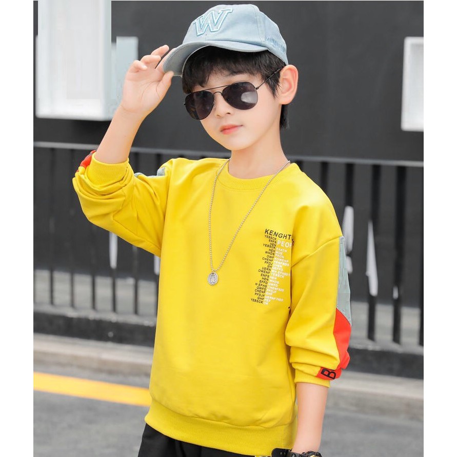 Bộ quần áo thu đông &quot;STORM&quot; 14-45kg năng động, phong cách Hàn Quốc 2021 cho bé trai. Hàng may kỹ.