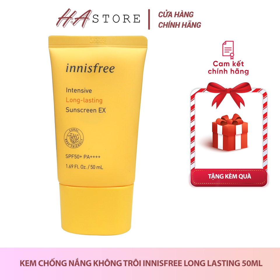 Kem Chống Nắng Không Trôi Innisfree Long Lasting 50ml