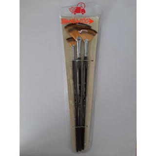 Bộ cọ quạt 3 cây Golden Maple