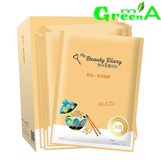 [1 HỘP 8 MIẾNG BẢN ĐÀI] My Beauty Diary Đậu Nành Lên Men Natto Dưỡng Ẩm, Làm Trắng, Săn Chắc
