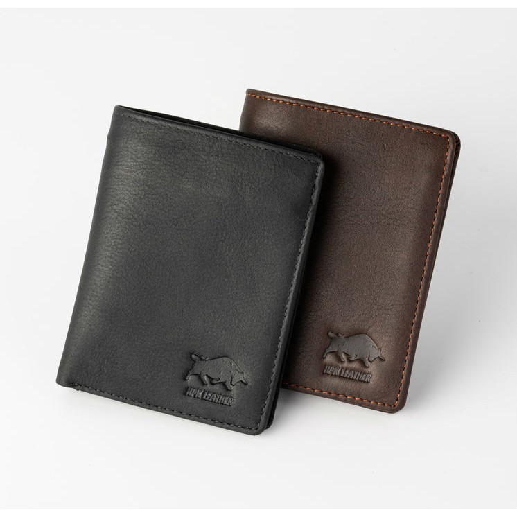 [Video] Bóp Nam Ví Nam Da Bò HPK LEATHER (VI-DA-005) + Da Bò Thật 100% - Kiểu Đứng MUA NHIỀU GIẢM GIÁ