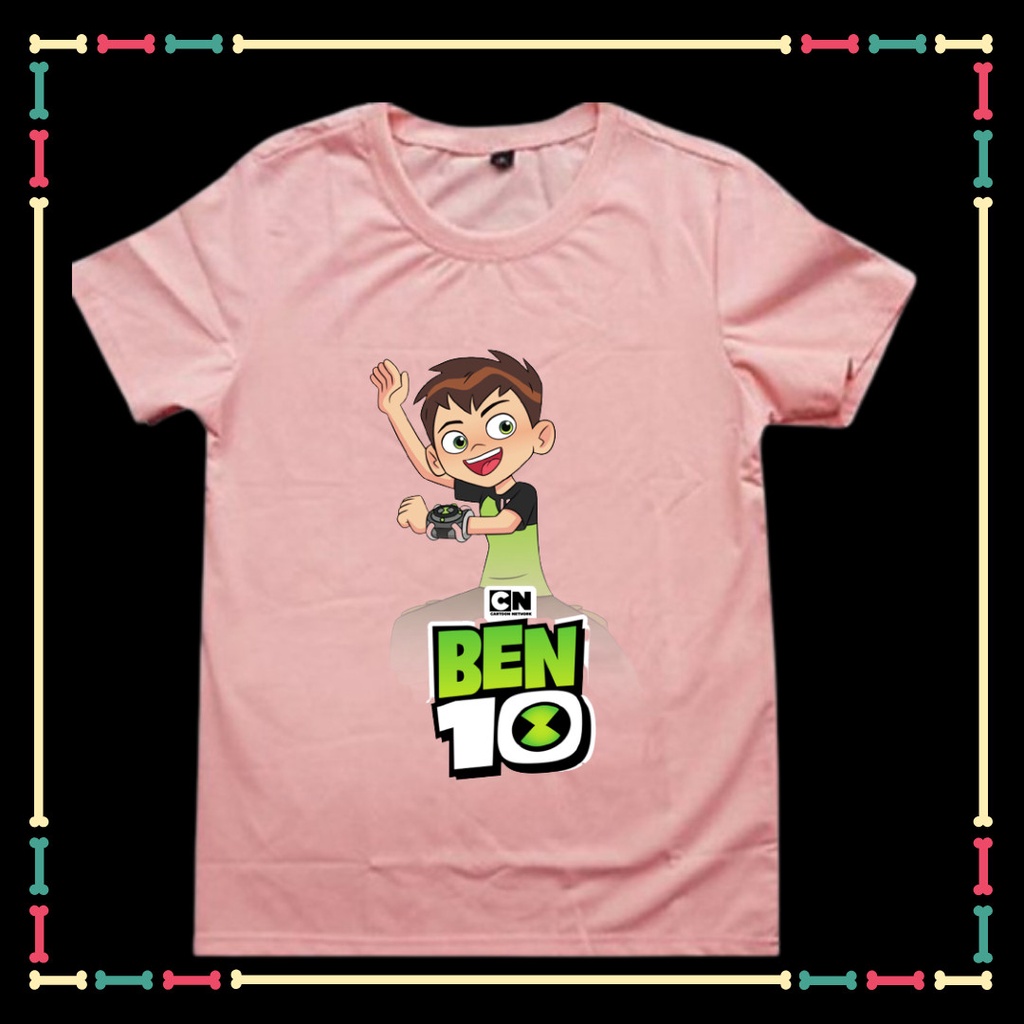 Áo thun bé trai mẫu game Benten Ben 10 xịn xò phong cách