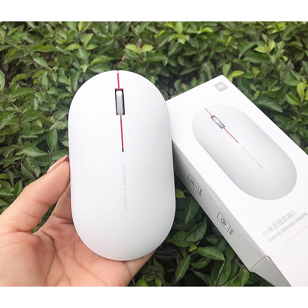 Chuột không dây Xiaomi Gen 2 phien bản 2020 Silent bấm siêu êm không tiếng ồn, tương thích với các dòng laptop, PC