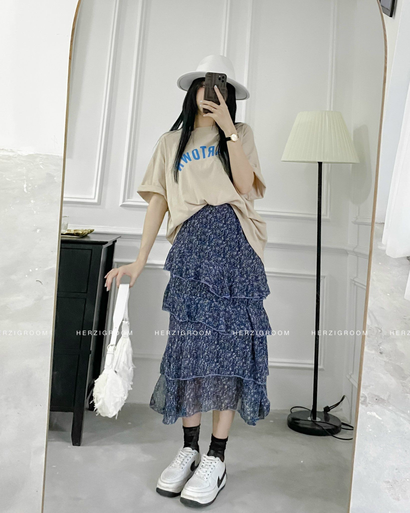 Chân váy voan tầng dáng dài - Q1325 | BigBuy360 - bigbuy360.vn