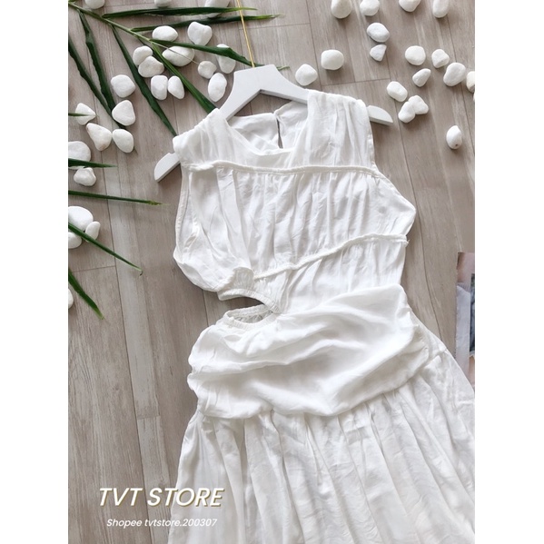 VÁY ĐŨI XƯỚC KHOÉT EO