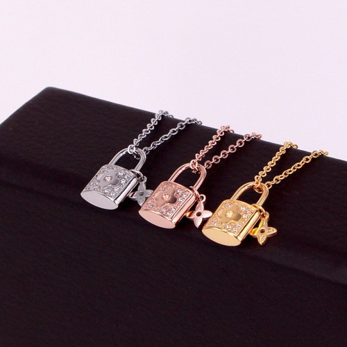 Dây Chuyền Ổ Khóa Titan Ko Đen TT 3238