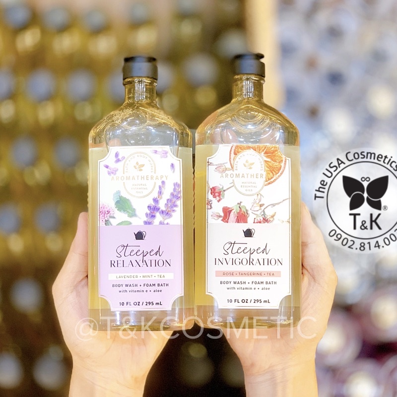 🛀🏼 GEL TẮM BATH & BODY WORKS AROMATHERAPY (NHIỀU MÙI)
