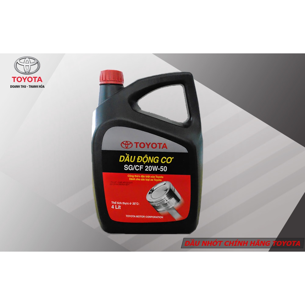DÂU NHỚT ĐỘNG CƠ TOYOTA SG/CF 20W50 CHO XE MÁY DẦU DIESEL
