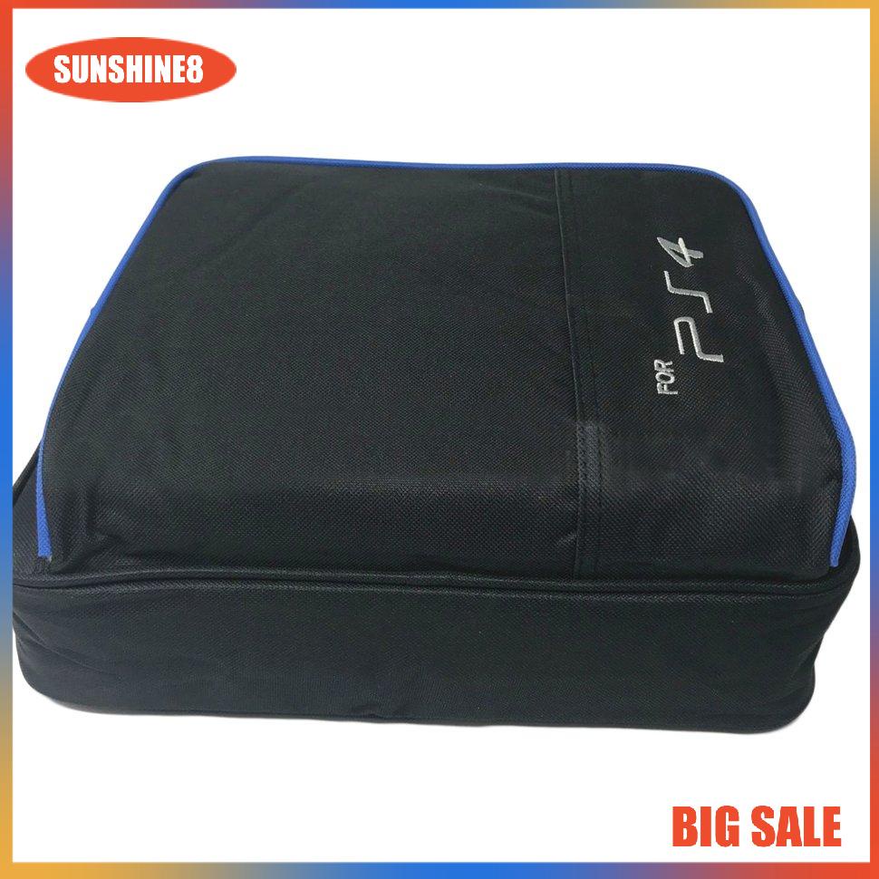 【SUN】Game Console Storage Bag Shoulder Bag Travel Case for PS4 Console Accessories