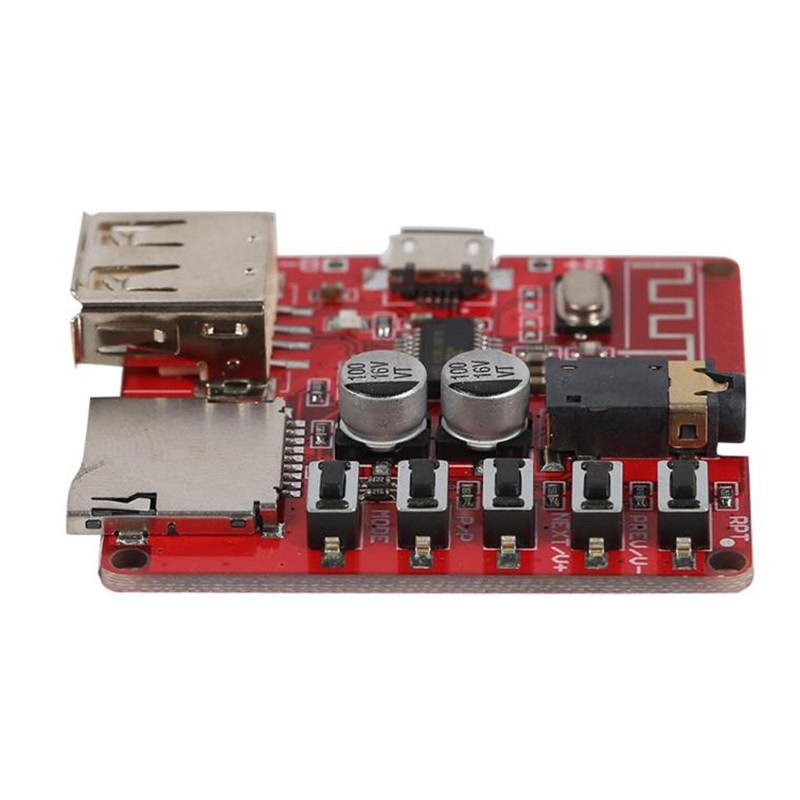 Lossless Bluetooth Audio Receiver Board USB TF Card Slot DIY Decoding Modified MP3 Module for Car Speaker Audio Amplifier