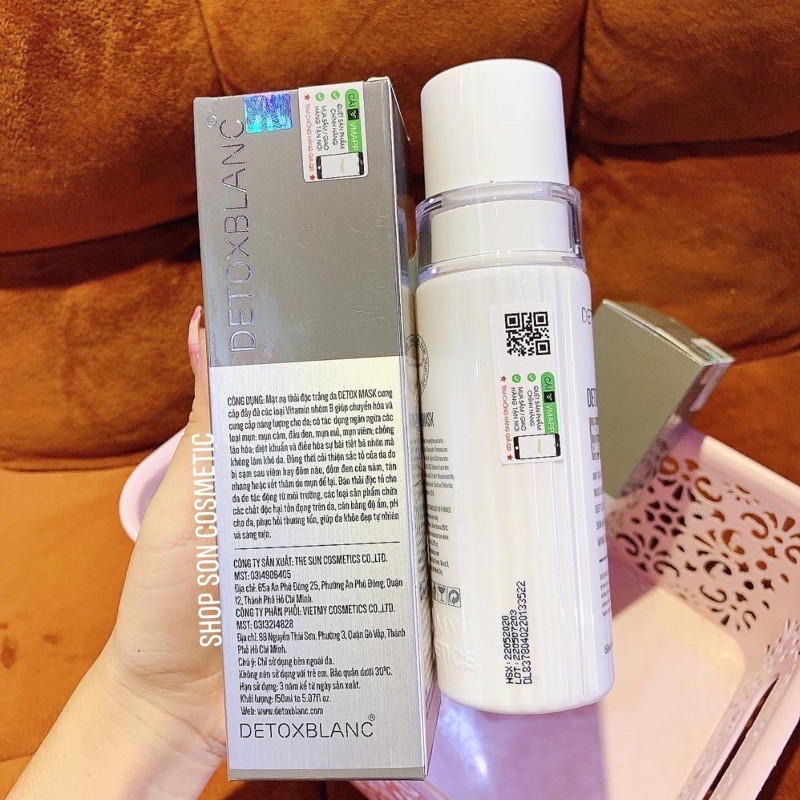 Nạ thải độc số 1 Detox Blanc (mẫu mới)