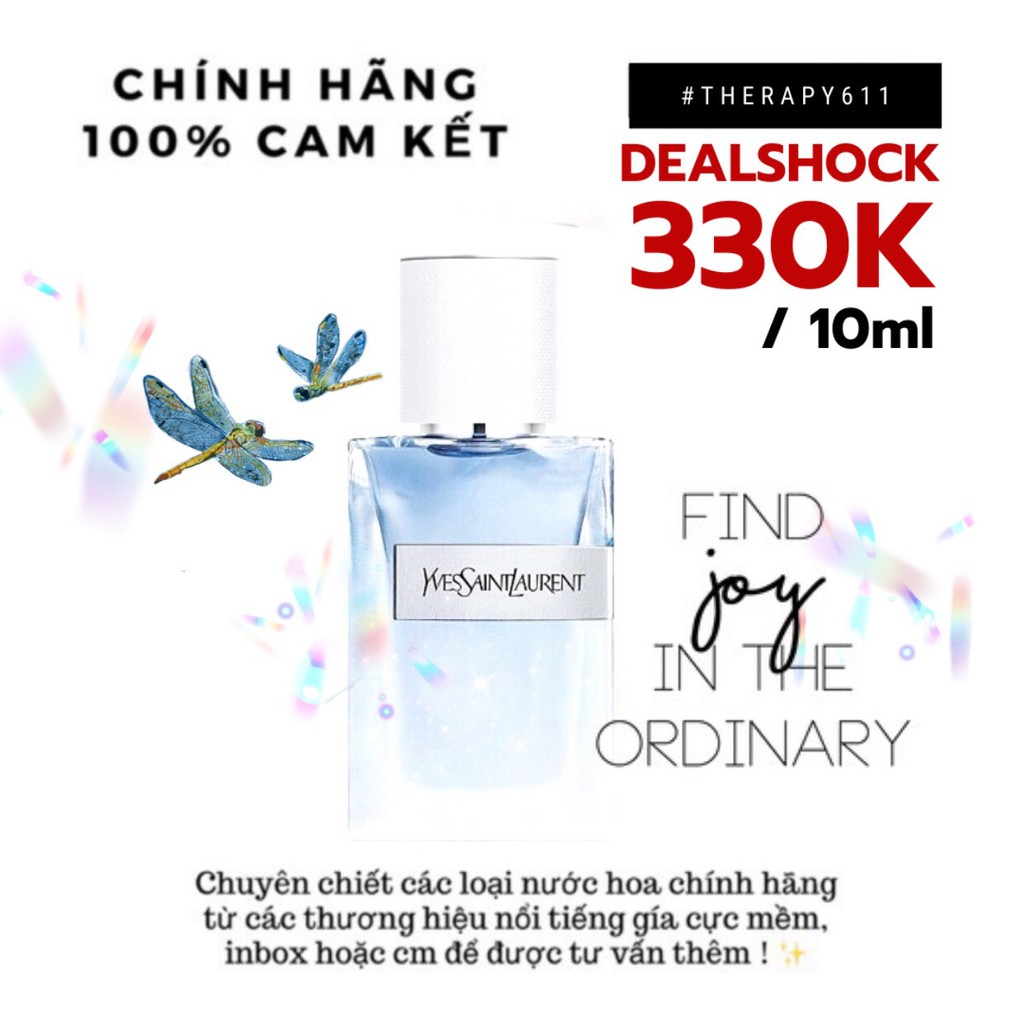 [𝗦𝗔𝗟𝗘]..::✨Nước Hoa YSL Y Eau Fraiche 5ml/10ml/20ml✨::..