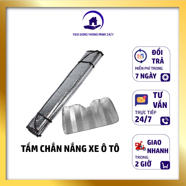 Tấm Chắn Nắng Xe Ô Tô Che Nắng Kính Lái Cao Cấp TCN02