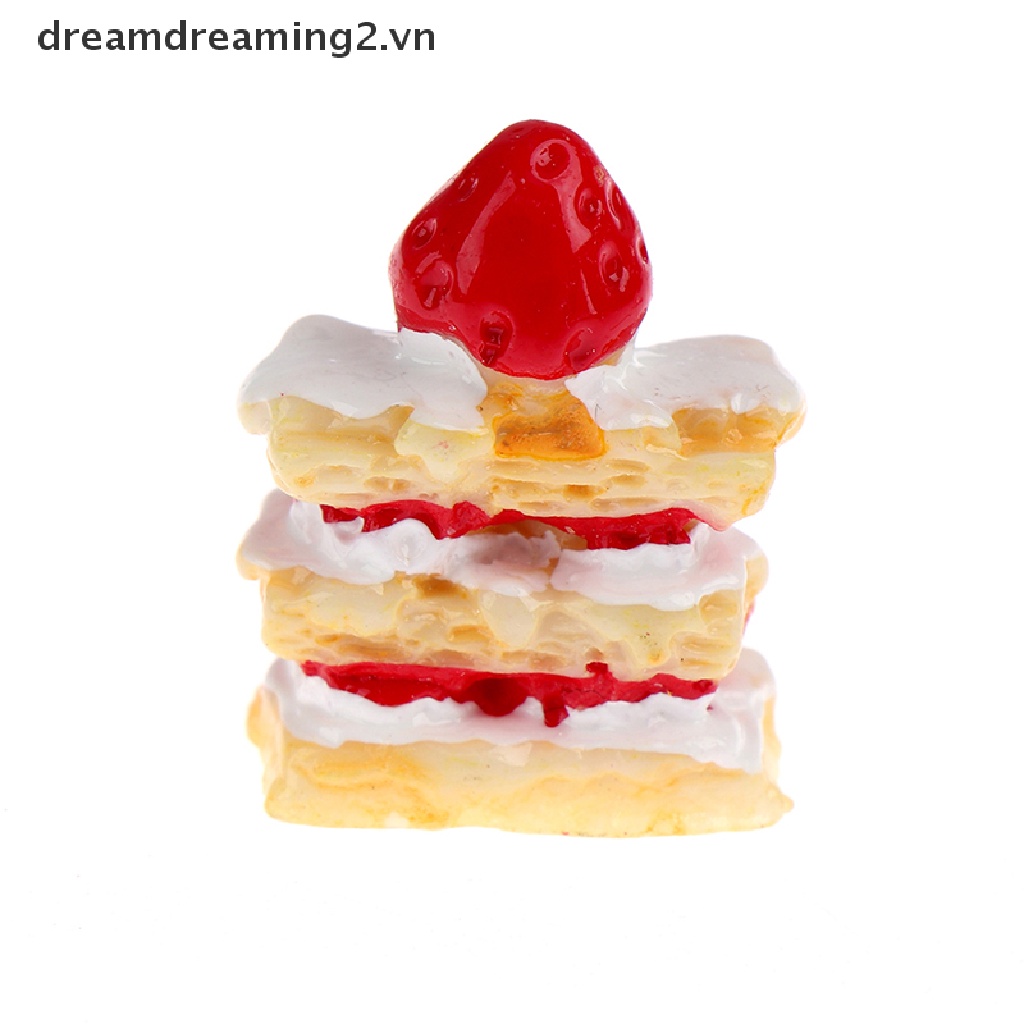 1 Bộ Nĩa Dâu Tây Trang Trí Nhà Búp Bê