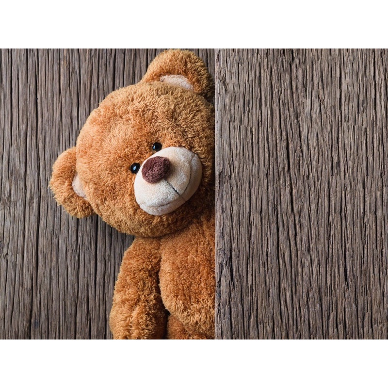 Gấu bông lông siêu mịn đáng yêu cho bé 60cm