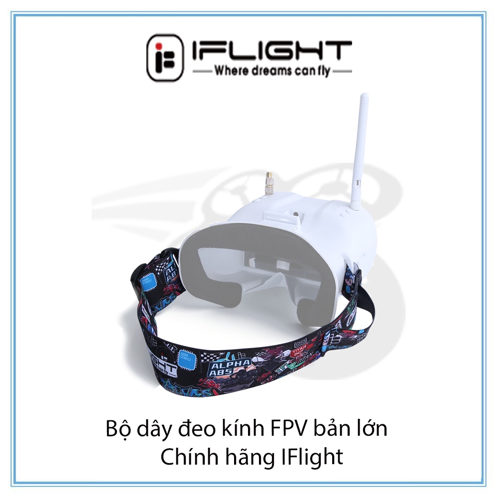 Bộ dây đeo kính FPV bản lớn | Chính hãng IFlight