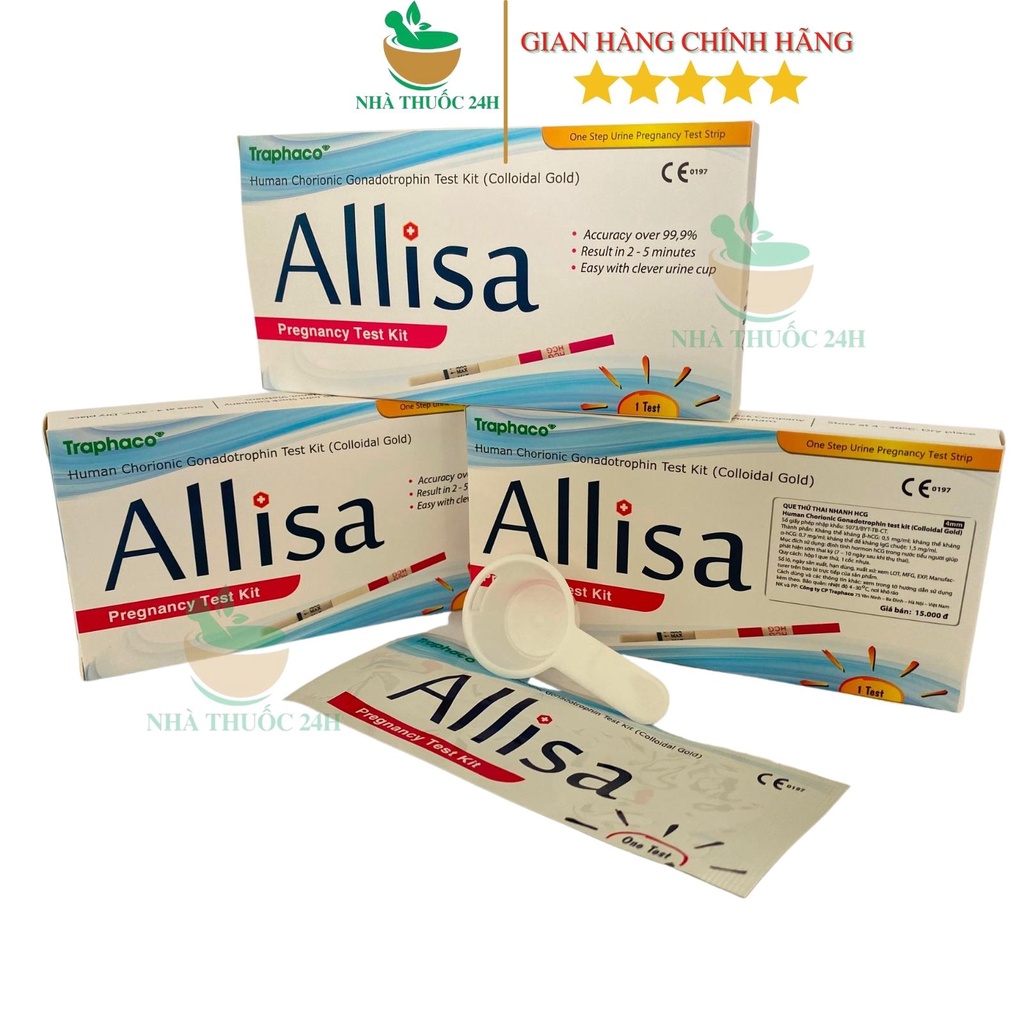 Que thử thai Allisa, phát hiện thai sớm