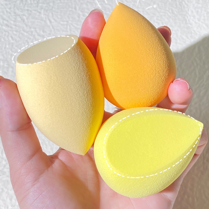 Set 3 Mút Tán Kem Nền Màu Sắc Kẹo Ngọt Tiện Dụng