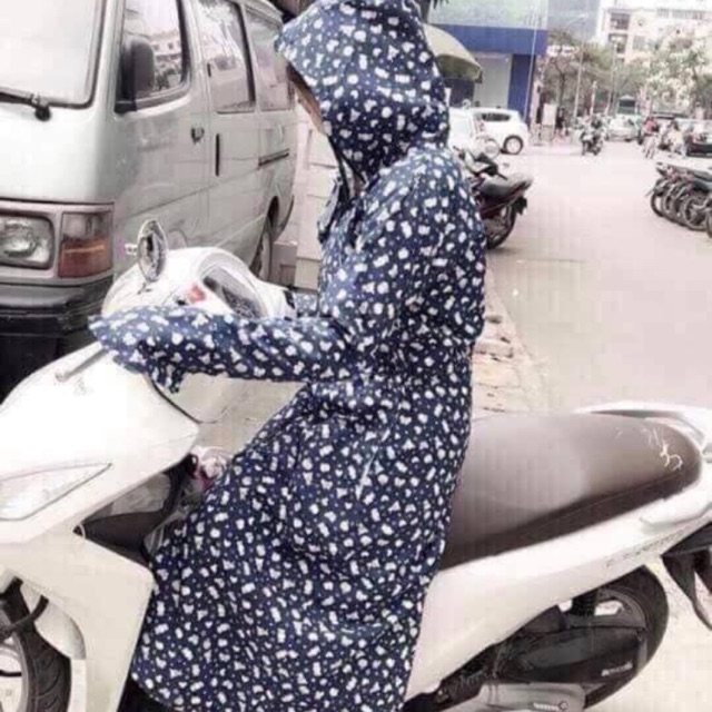Áo nắng dài vải thô