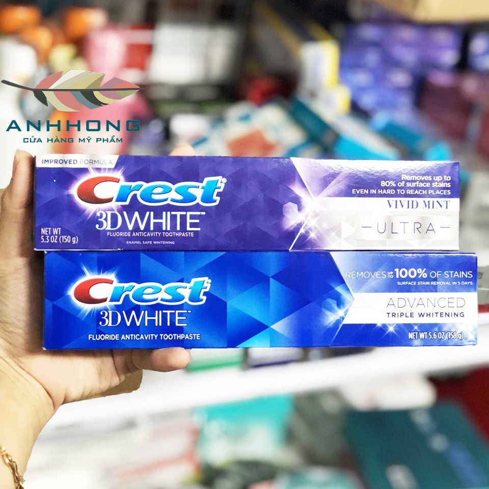 [ Shop giao ngẫu nhiên ] Kem Đánh Răng 3D White Advanced Whitening Dentifrice