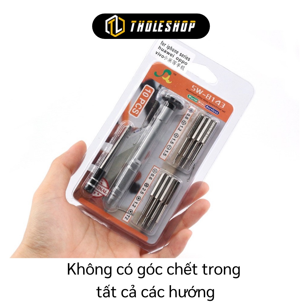 Tua vít- Bộ Tua Vít 10 Món nhỏ dùng để mở laptop điện thoại tiện lợi đồ bền cao, không gỉ 5706