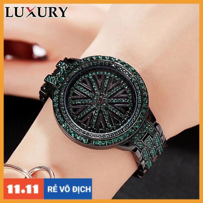 (ĐẲNG CẤP) Đồng hồ nữ MASHALI LUXURY Xoay 360 - Đỉnh Cao Nghệ Thuật