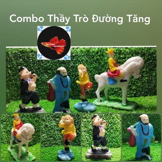 Thầy trò đường tăng trang trí hồ cá