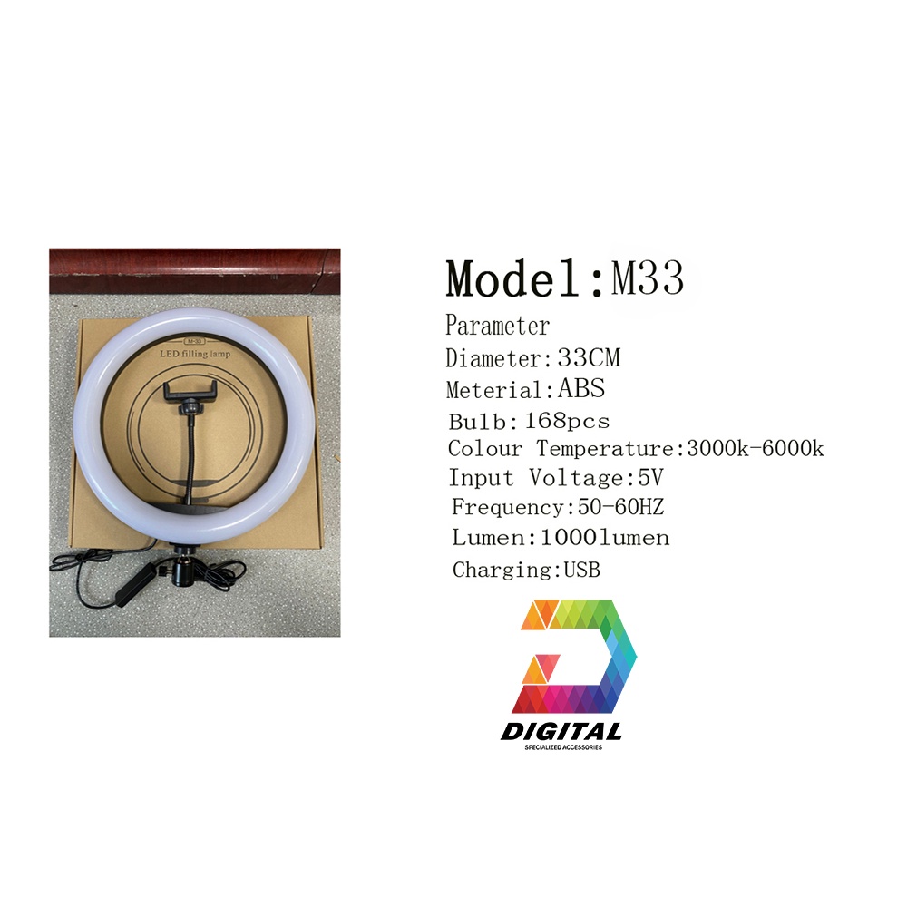 Đèn Livestream Chụp Ảnh, Bán Hàng, Makeup Trang Điểm 3 Chế Độ Sáng Cao Cấp