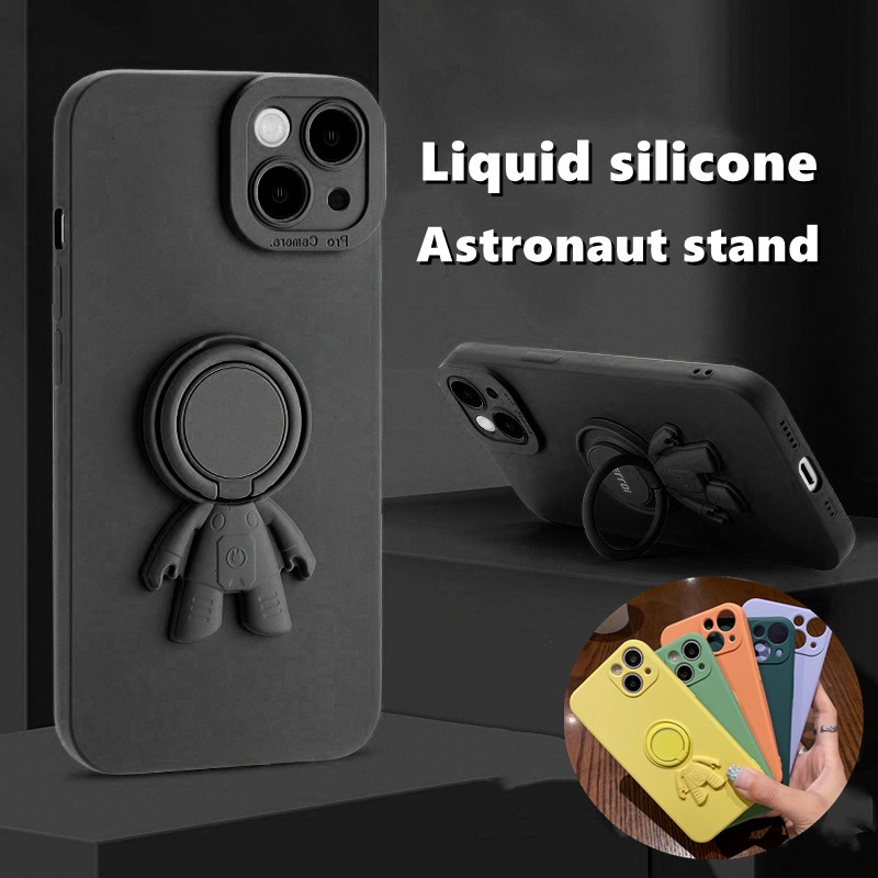 Ốp Điện Thoại Silicon Chống Sốc Hình Phi Hành Gia Cho iphone 11 pro max 12/13 pro max Xs max XR 7/8/se2020 7plus/8plus