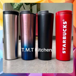 [Tặng Túi Bảo Vệ] Bình Giữ Nhiệt Starbucks Red Rubicund Inox 304