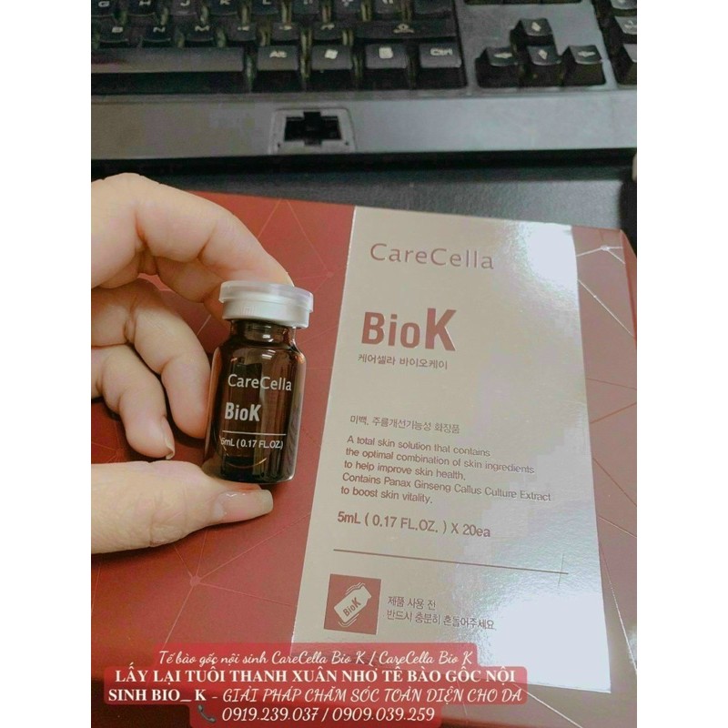 tách lẻ 1 lọ - Tế bào gốc nội sinh CareCella Bio K / CareCella Bio K